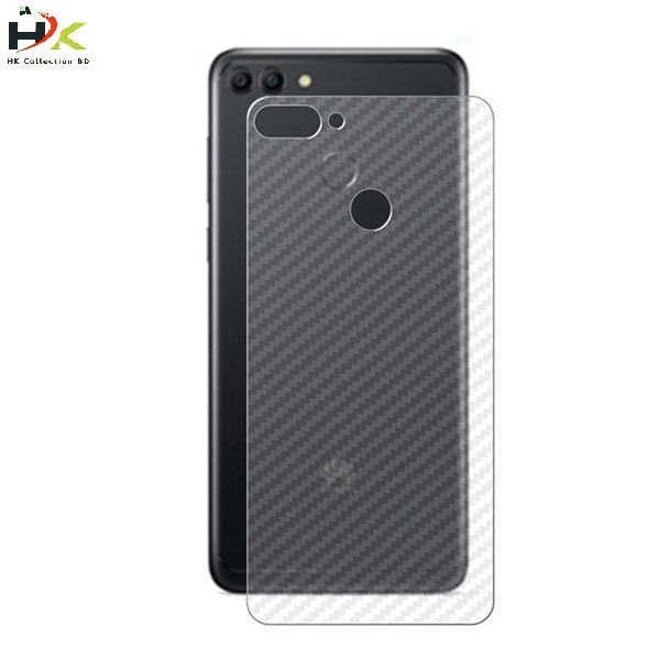 Huawei Y9 2018 Carbon Fiber Sticker Vinyl  Back Poly Skin Protector