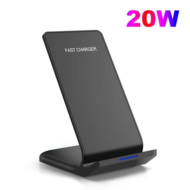 30W Qi Wireless Charger For Samsung S21 S20 S10 Note 20 10 Fast Charging Stand For iPhone 12 11 X XS Max XR Huawei P40 Pro