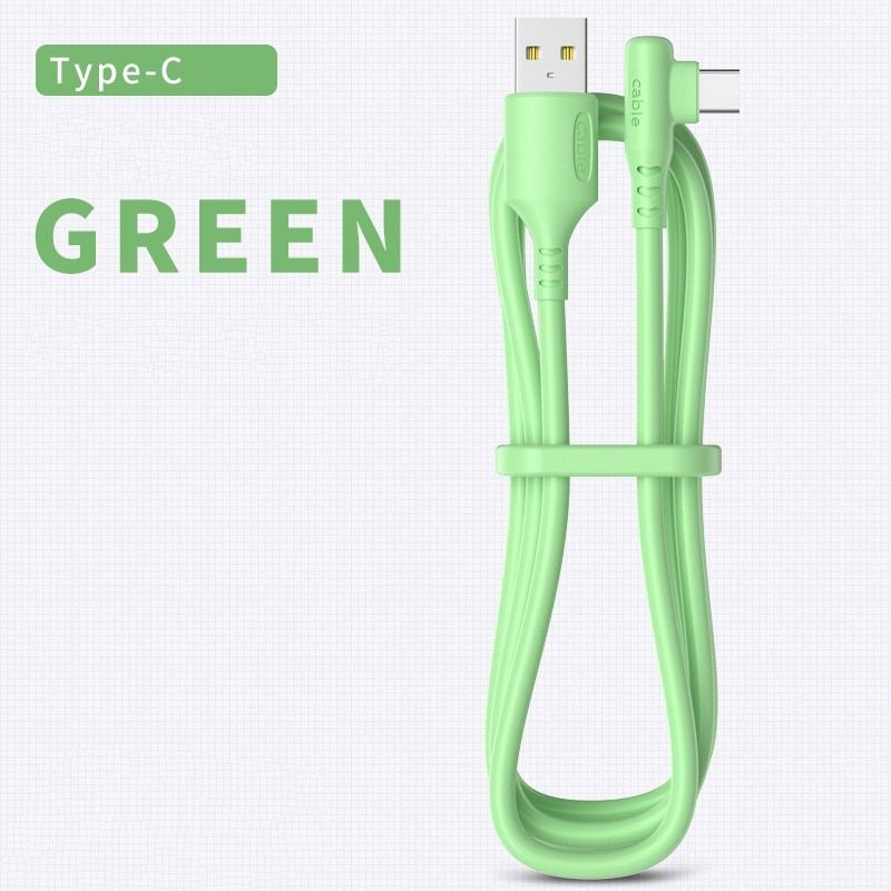 Liquid Silicone 5A USB Durable Charger Cable Mobile Phone Fast Charging Type C Micro USB Data Cord for Android Phone 1.2m/1.8m