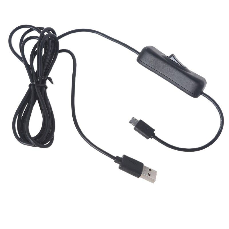 USB to Micro USB Charging Cable with Switch 2 Meters Easy to Operate
