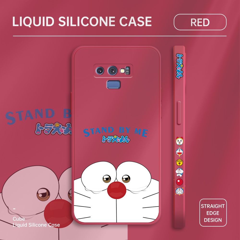 ZeroQiQi for Samsung Note 9 Case Cartoon Weeping Cat Phone Cover Soft Full Lens Protection Casing Ultra Thin Soft Liquid Silicone Phone Cases