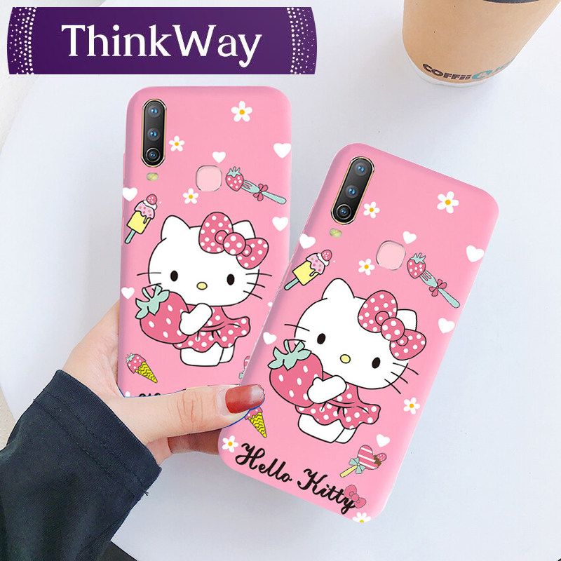 Case For VIVO Y51  Y31  Y20S Y12S Y12i Y17 Y12 Y15 Y11 Y20 Y20i Phone Case Cartoon Fashion Trendy Brand Cute Pink Hello-Kitty Korean Phone Case