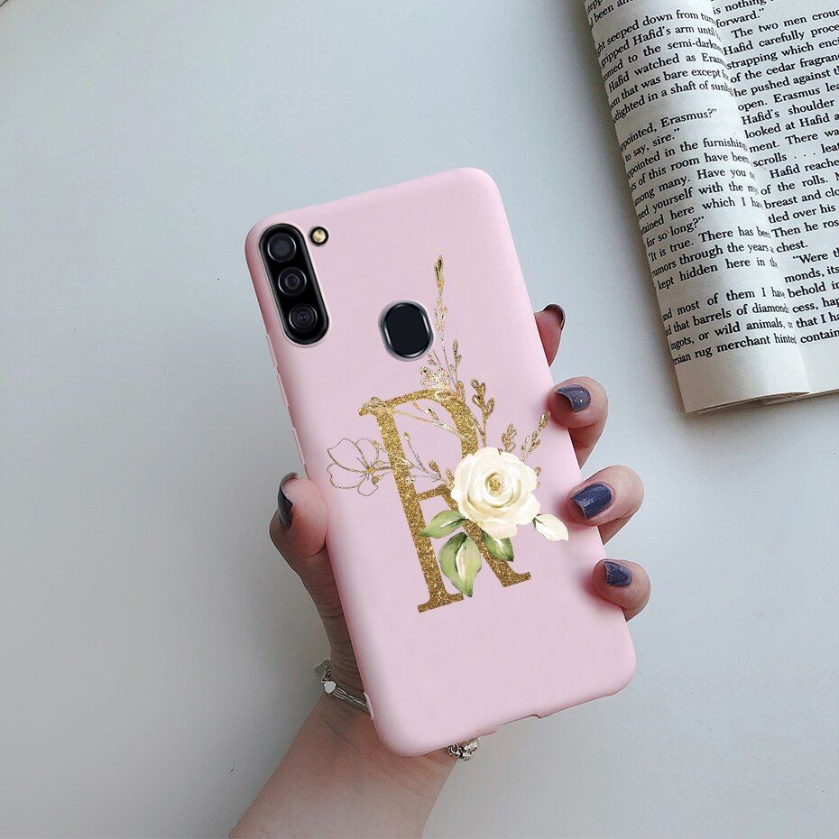 For Samsung Galaxy A11 Case Samsung A11 Back Cover Custom Cute Letters Soft Silicon Phone Cases For Samsung Galaxy a11 m11 Case