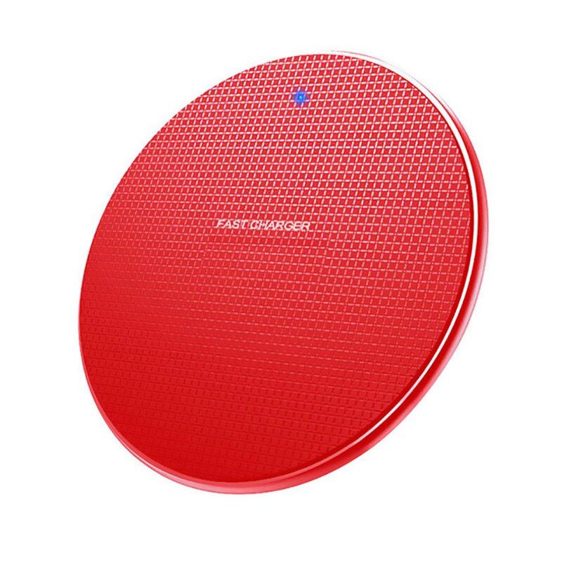 Wireless Charger for iPhone 12 11 Xs Max X XR 8 Plus 10W Fast Charging Pad for Ulefone Doogee Samsung Note 9 Note 8 S10 Plus