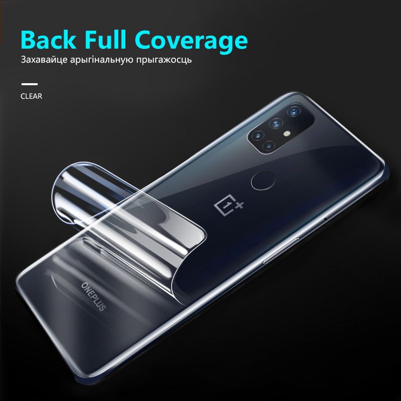 For OnePlus_Nord_N10_5G Hydrogel Back Poly - Transparent