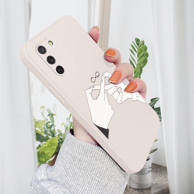 AMORVOR for Samsung Galaxy S10 Lite Back Cover Love Infinity Side design Soft Case Liquid Silicone Phone Cases