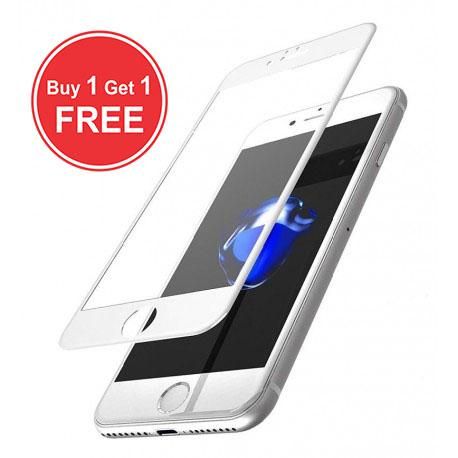 iPhone 6 Plus Full Glue 9H Tempered Glass Protector - White