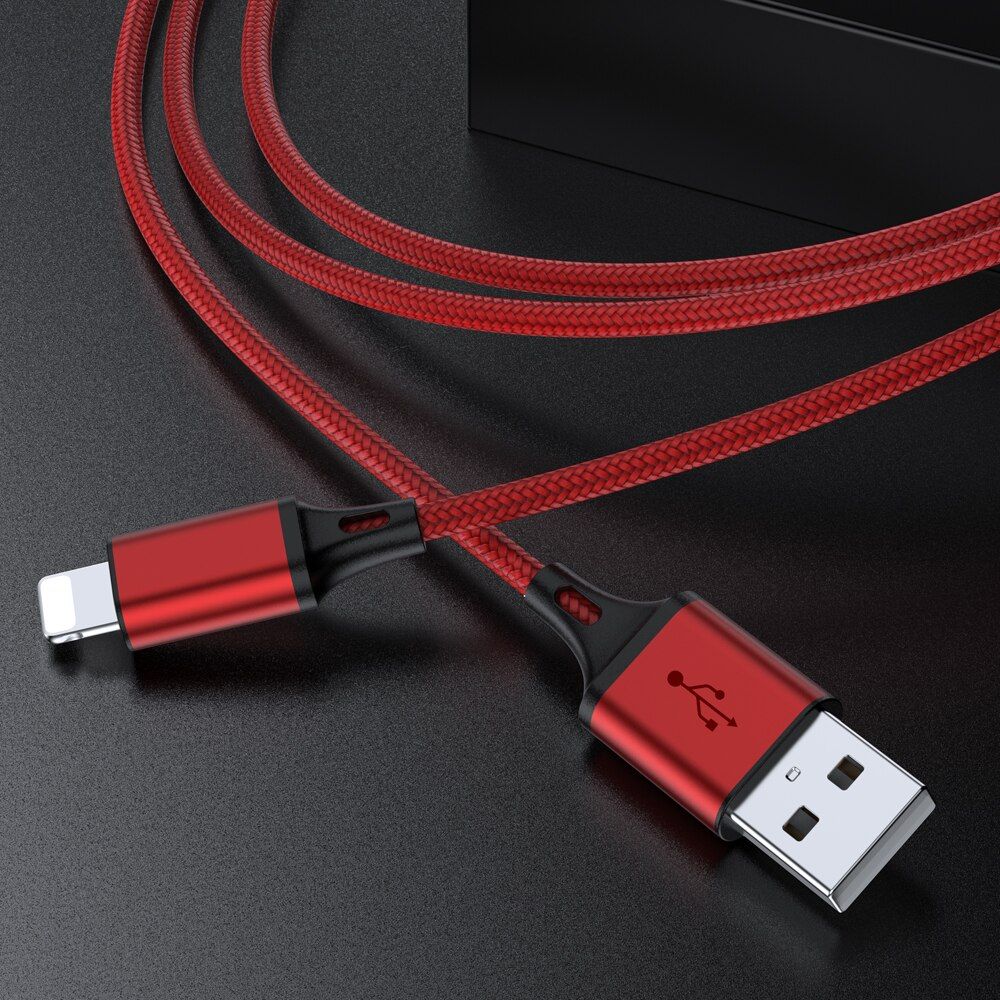 2M 3M Data Charger USB Cable For iPhone 11 Pro X XS Max 7 8 Plus i 5 6 S 6S iPad Long 2 3 m Mobile Phone Cord Origin Fast Charge