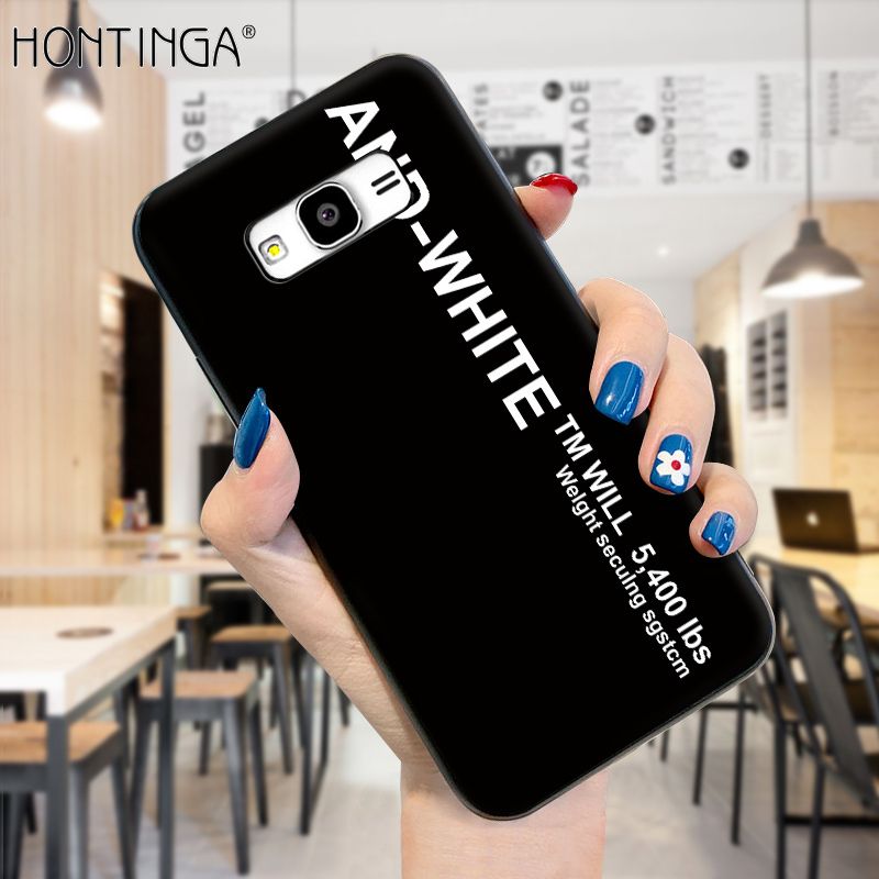 Hontinga for Samsung J5 2015 Case Simple Generous Clean Color Girls Boys Cases Shockproof Soft Silicone TPU Phone Cover
