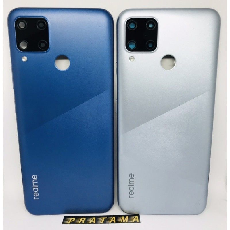 Back Panel Housing Body For Realme C15 Backshell With Camera Glass - Camera - Phone Back Cover