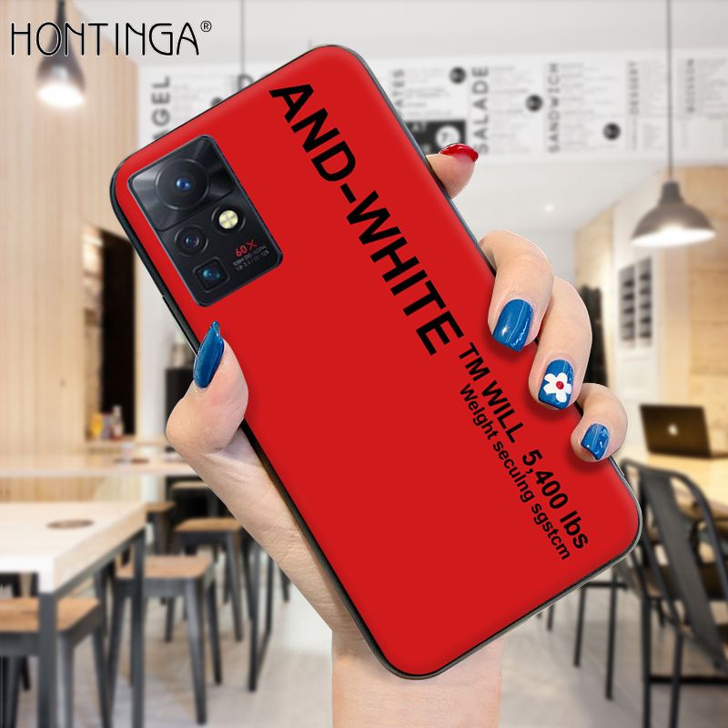 Hontinga for Infinix Zero X Back Cover Simple Generous Clean Color Girls Boys Case ShockProoof Soft Silicone TPU Phone Cases