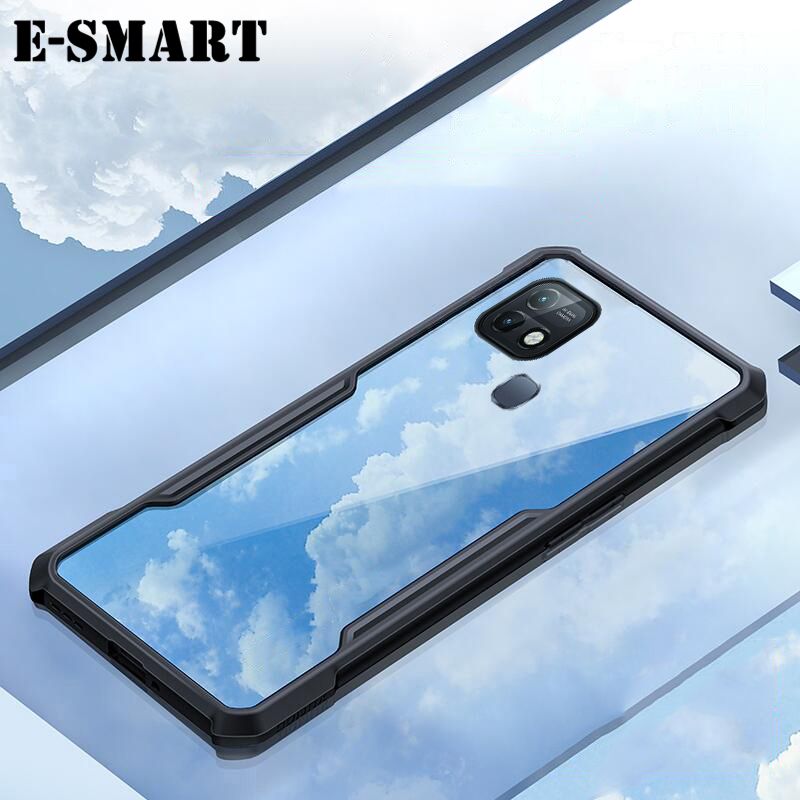 For Infinix Smart 5 Pro case Transparent clear Airbag protector Soft Frame Hard Armor Cover Infinix Smart5 Pro Phone case cover For girls and Boys