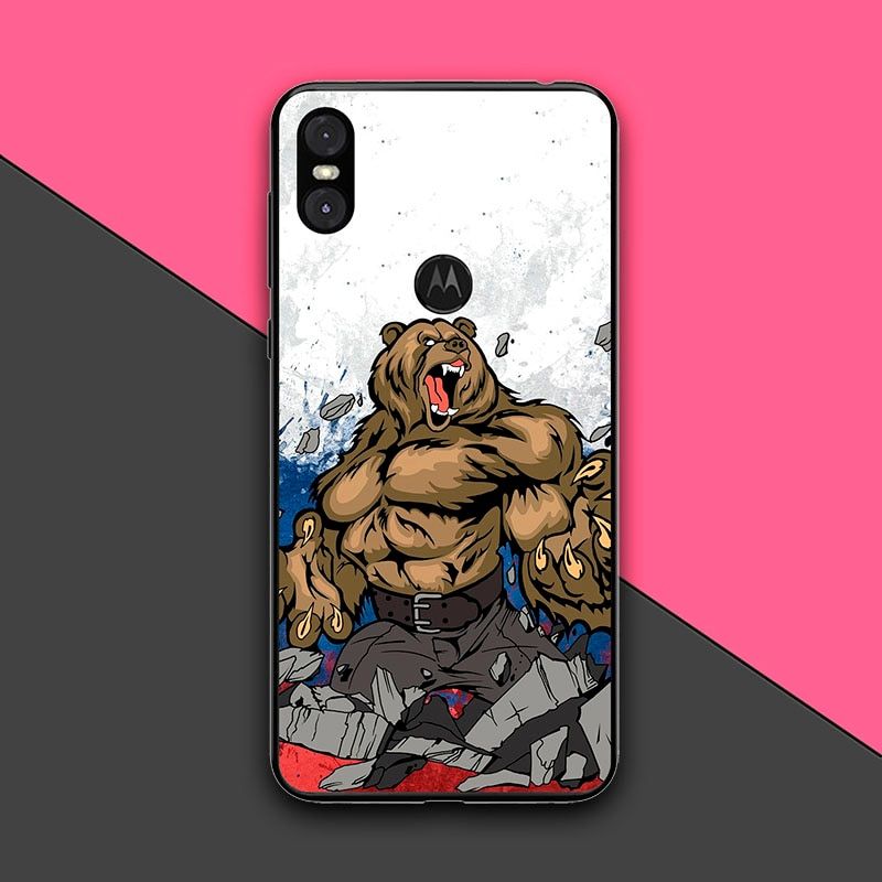 MotoOne Case Silicone Soft Back Cover For Motorola Moto One Case TPU Cover For Motorola P30 Play Note XT1941 MOTO One Power