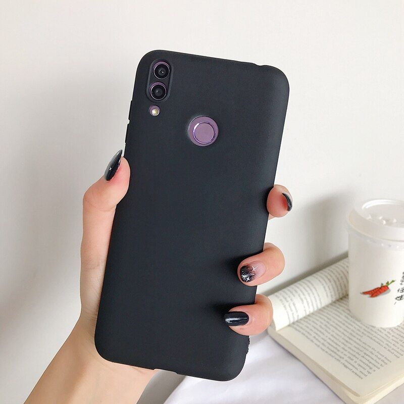 For Huawei Honor 20 8a 8x 8 9 10 lite 20i 10i 8c 8s View 20 Case Cute Matte Solid Candy Simple Silicone Cover Honor view 20 pro