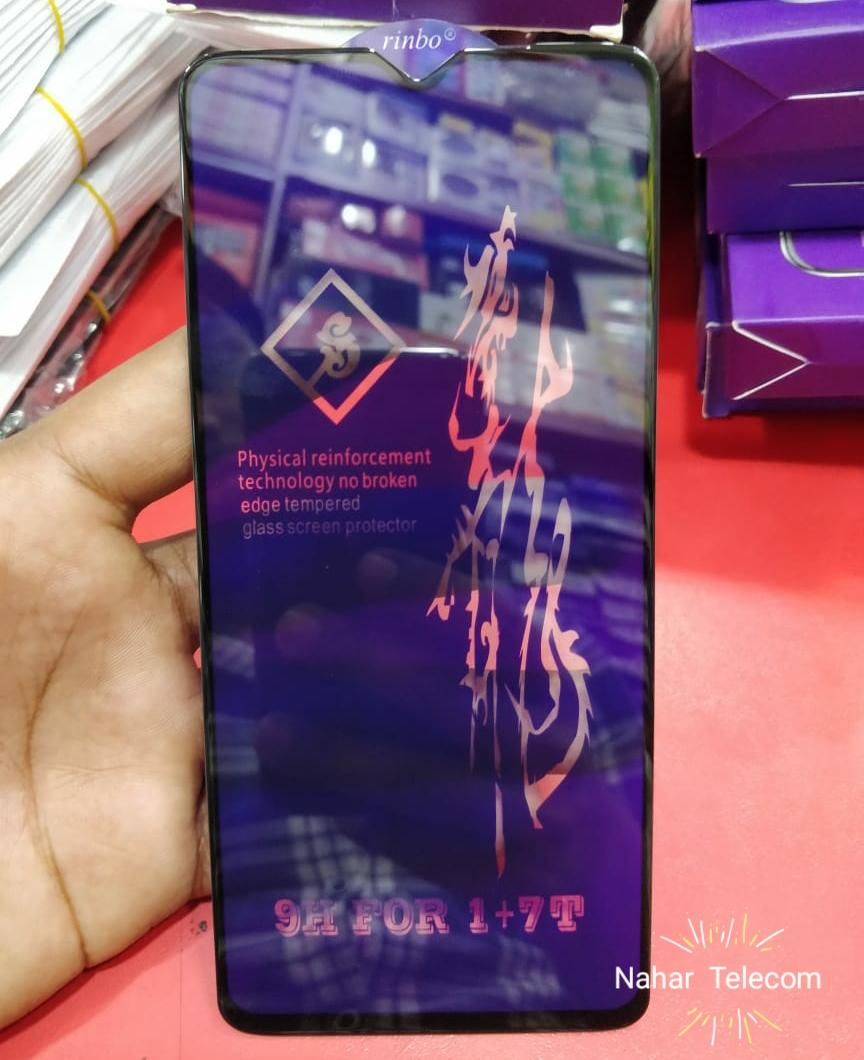 Oneplus 7T Premium Real 6D Tempered Glass Screen Rinbo Tempered Glass