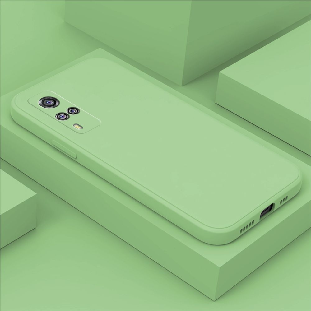 ZeroQiQi for Vivo Y51A 2021 Case Simple Candy Color Back Cover Soft Liquid Silicone Protective Phone Cases