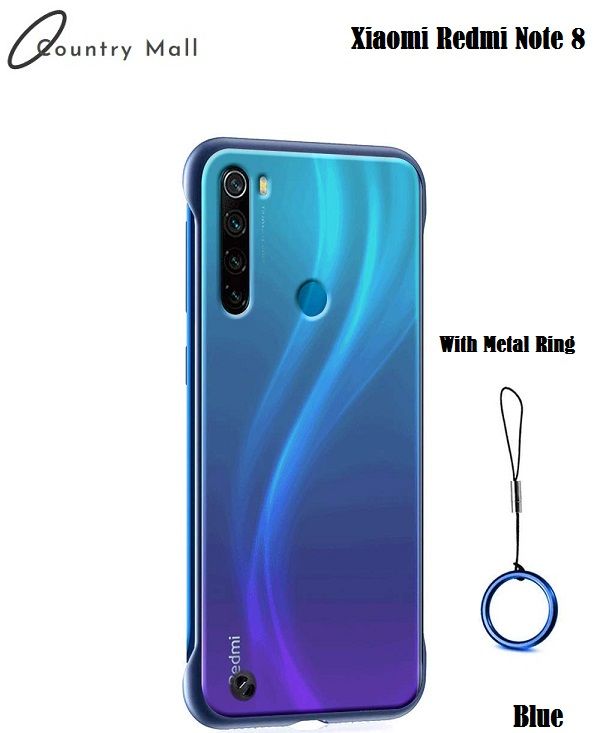 For Xiaomi Redmi Note 8 Frameless Case Ultra-Thin Matte Transparent Pc Shockproof Back Cover - Phone Back Cover