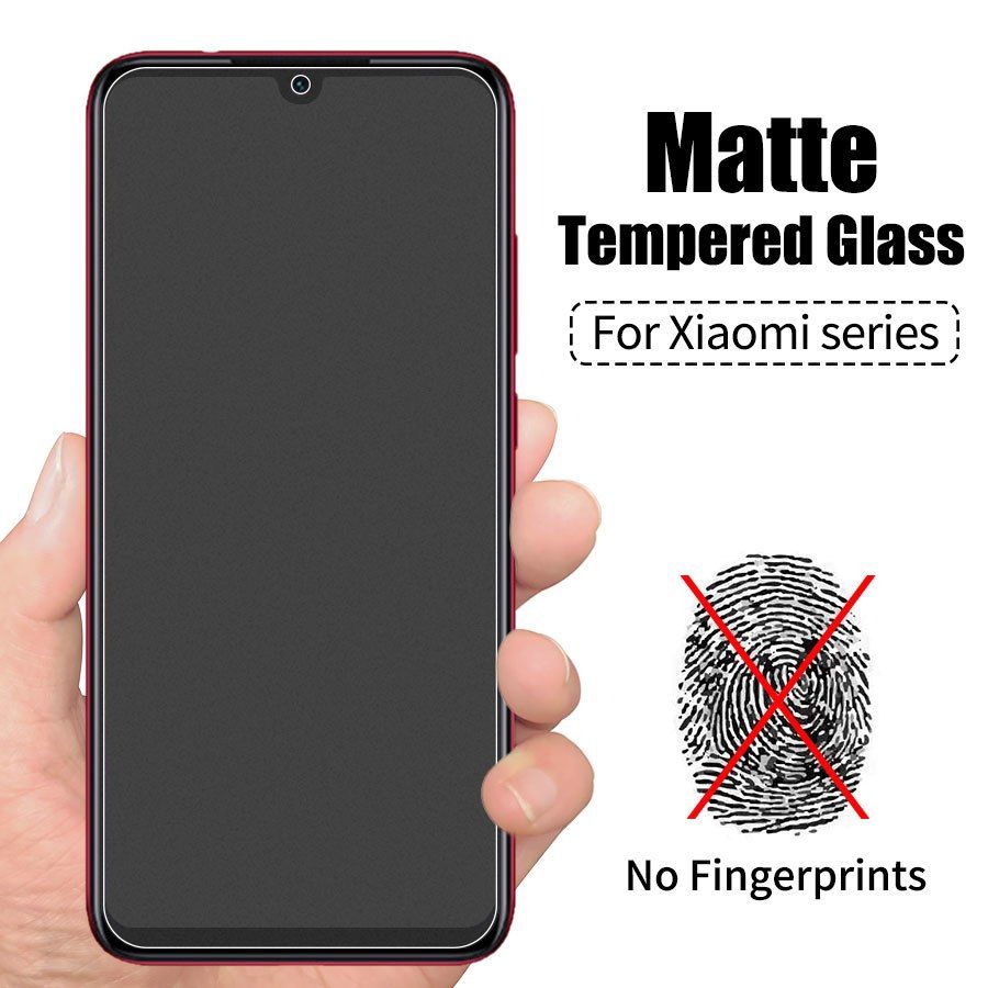 For Xiaomi Redmi Note 10 Pro Max / Note 10 / Poco X3 / X3 Pro / F3 / Redmi 10 / Redmi 9 / Note 9 Pro Max / Note 9 Pro / Poco X3 / Poco X3 Pro / Mi 10i Premium Anti-Fingerprint Gaming Matte Screen Protector