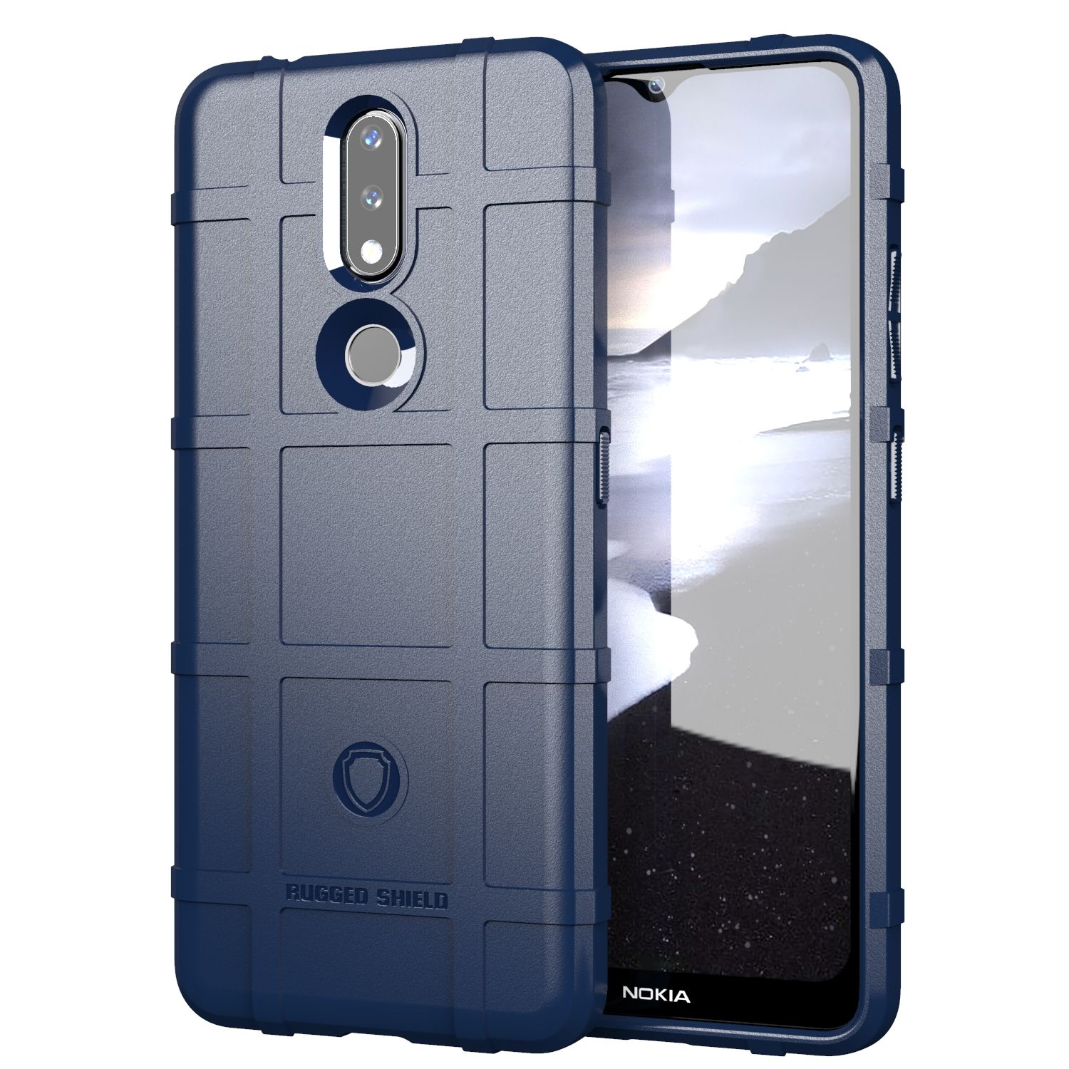 For Nokia 2.4 Soft TPU Heavy Duty Rugged Shield Armor Tough Shockproof Protection Case Cover