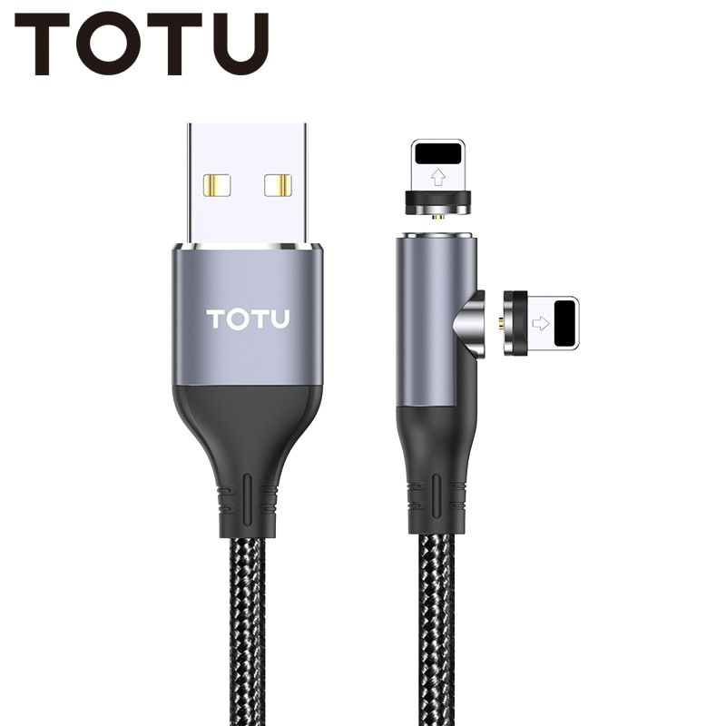 TOTU Magnetic Charger Cable 1m Type-c/Micro/Lightning port Cable for iPhone12/12pro/12pro Max /iphone11/11 Pro/11 Pro Max Cable