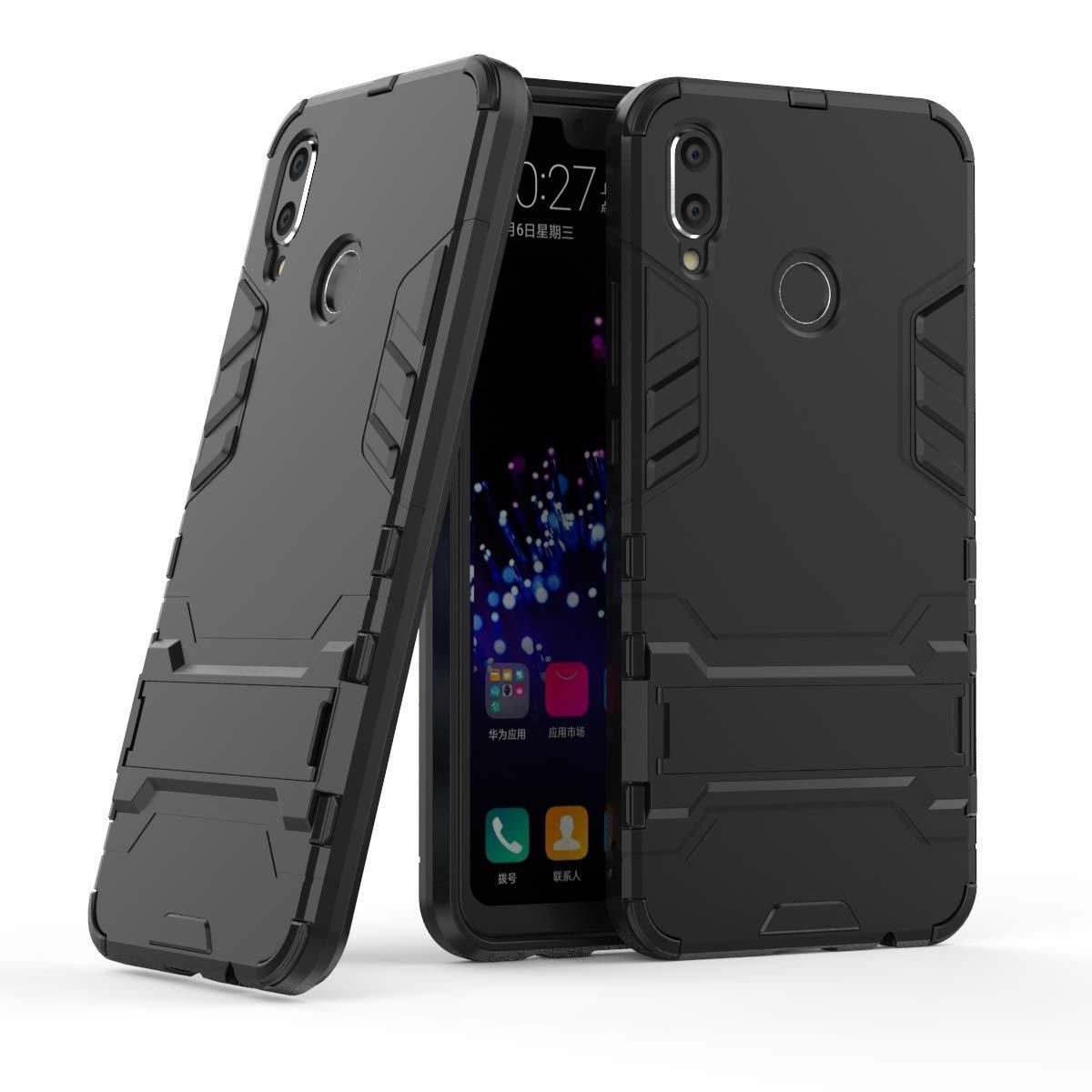 Huawei Nova 3i Armor Shockproof Phone Back Cover - Black