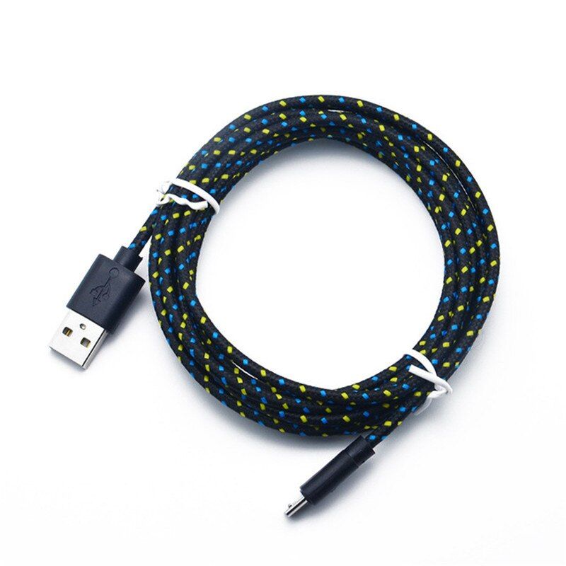 Micro USB Charger Cable for Huawei P Smart plus Y7 prime 2021 Y6 2021 Data Wire for Honor 8X 8C 6A 7a pro 7C 9 lite Nylon Cord