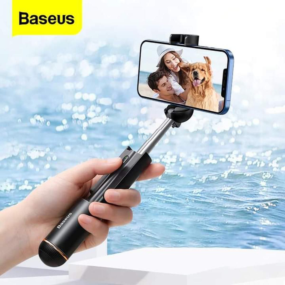 Baseus Foldable Super Mini Handheld Smartphone         Bluetooth Selfie Stick For IOS & Android!!!