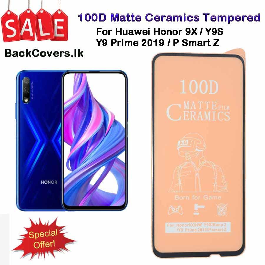 Huawei Y9 Prime 2019 / Honor 9x/  Honor 9 Pro / Y9s/ P Smart Z Film 100D Soft Ceramic Full Glue Cover Screen Protector