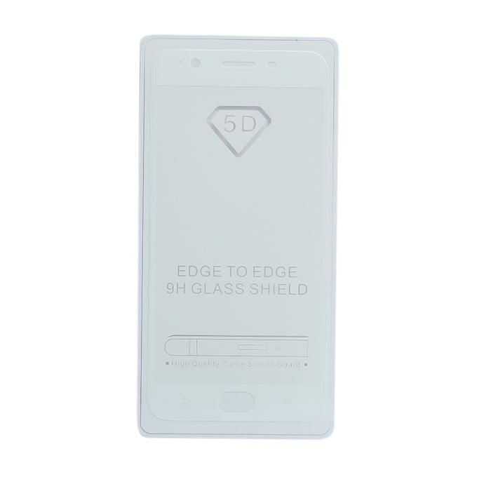 5D 9H Tempered Glass Screen Protector For Oppo F1s - White