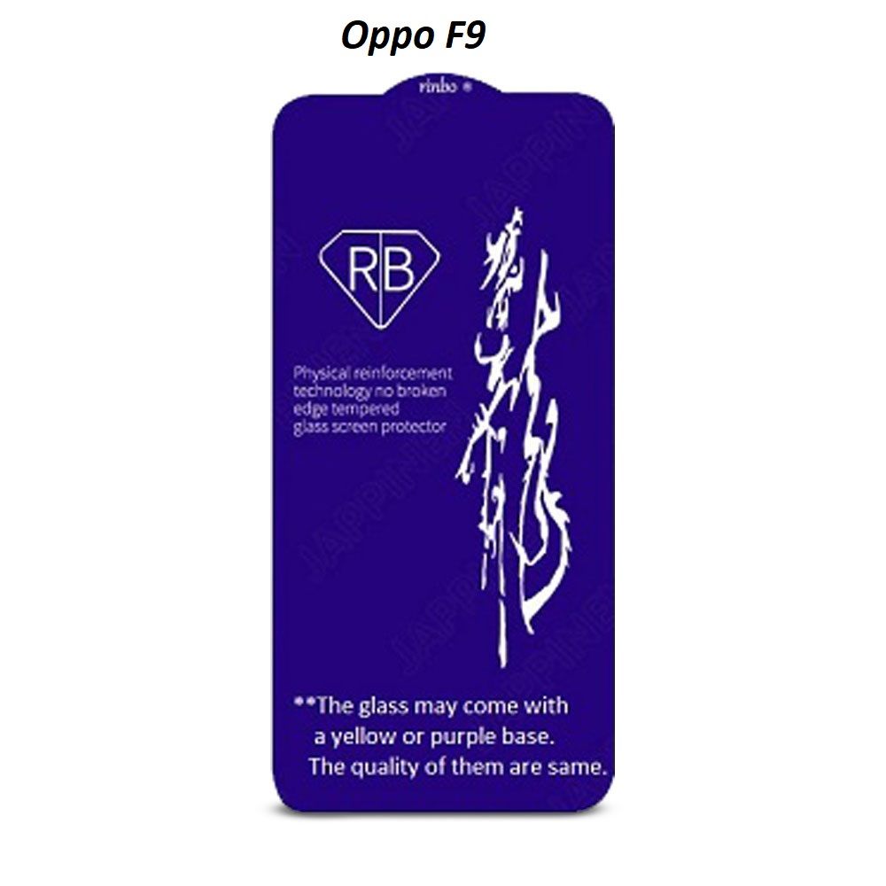 Oppo F9 Rinbo Full Tempered Glass Screen Protector