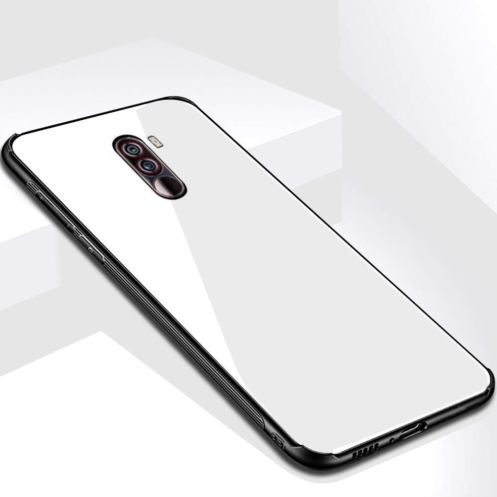 For Xiaomi Pocophone F1 HONG KONG DESIGN Scratchproof Tempered Glass Back Cover Case - মোবাইল ফোন - Phone