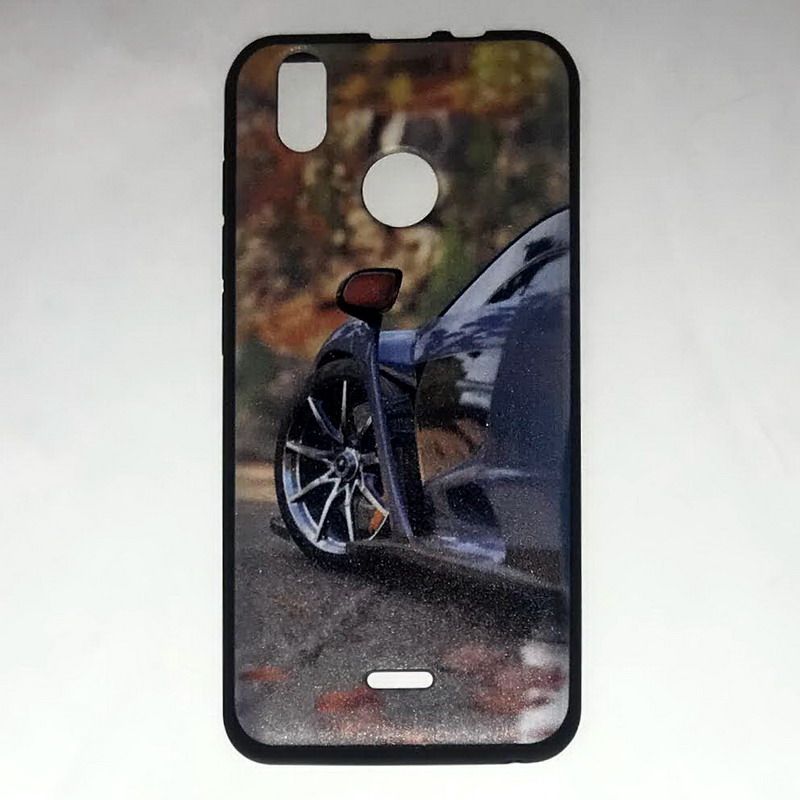 Back Cover For Symphony i68 Fashion Textured TPU Protective Soft Back Shell Case