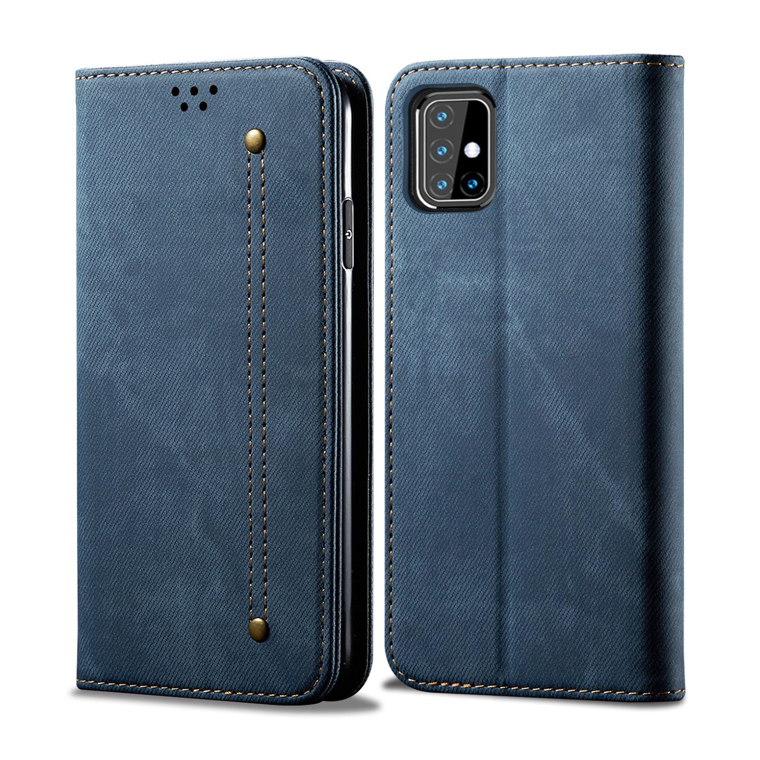 Luxury Retro Slim Leather Flip Cover For Samsung Galaxy M31S Case Wallet Card Stand Magnetic Book Cover