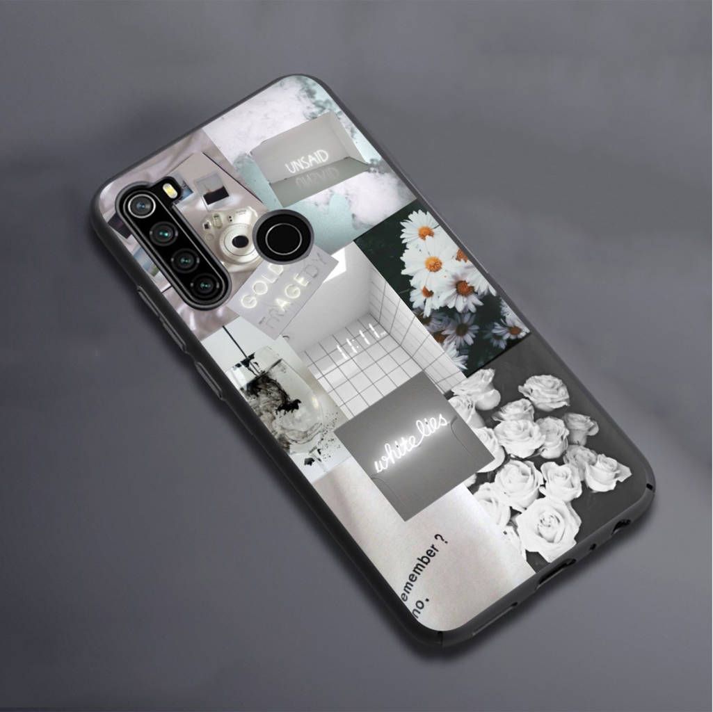 Aesthetic for Redmi 9 9A 9C 8 8A 7 7A 5 Plus Note 4X 5 6 7 8 Pro 9 9S Pro Max Case black Soft Silicone Phone Cases Cover