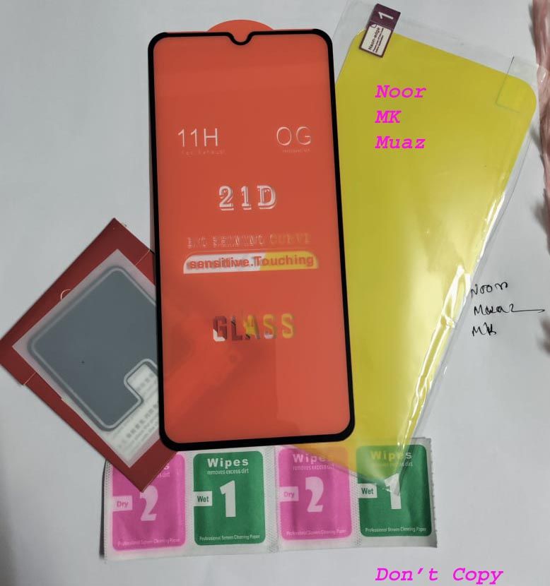 Realme C21 Combo Pack 3 in 1 (Screen Protector, Camera Glass & Back Transparent Poly)