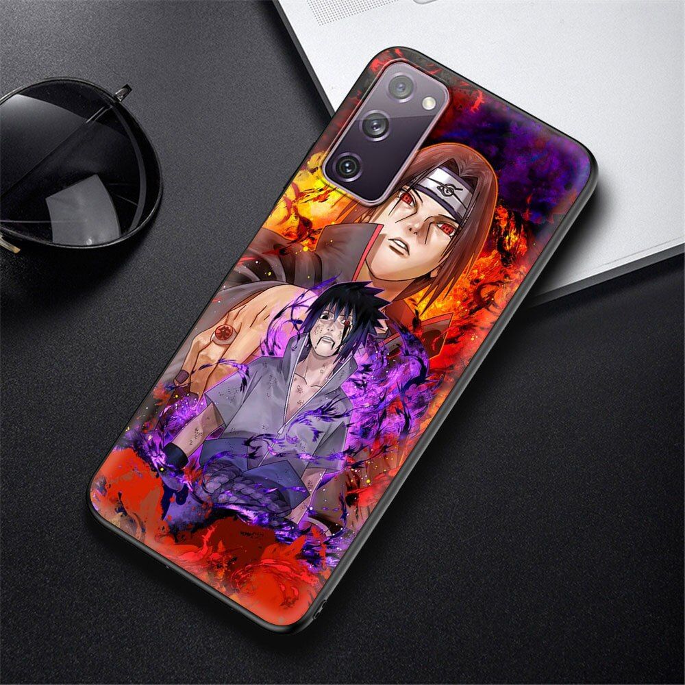 N-Naruto Anime Sasuke For Samsung Galaxy S20 FE S21 S10 Plus S10E S9 S8 Case Silicon Back For Samsung S21 Ultra Fashion Coque