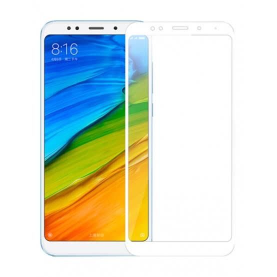 Tempered Glass Screen Protector For Mi Xiaomi Redmi 5  - White