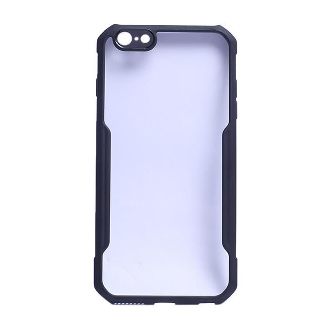 Back Cover For iPhone 6 Plus-Black& Transparent