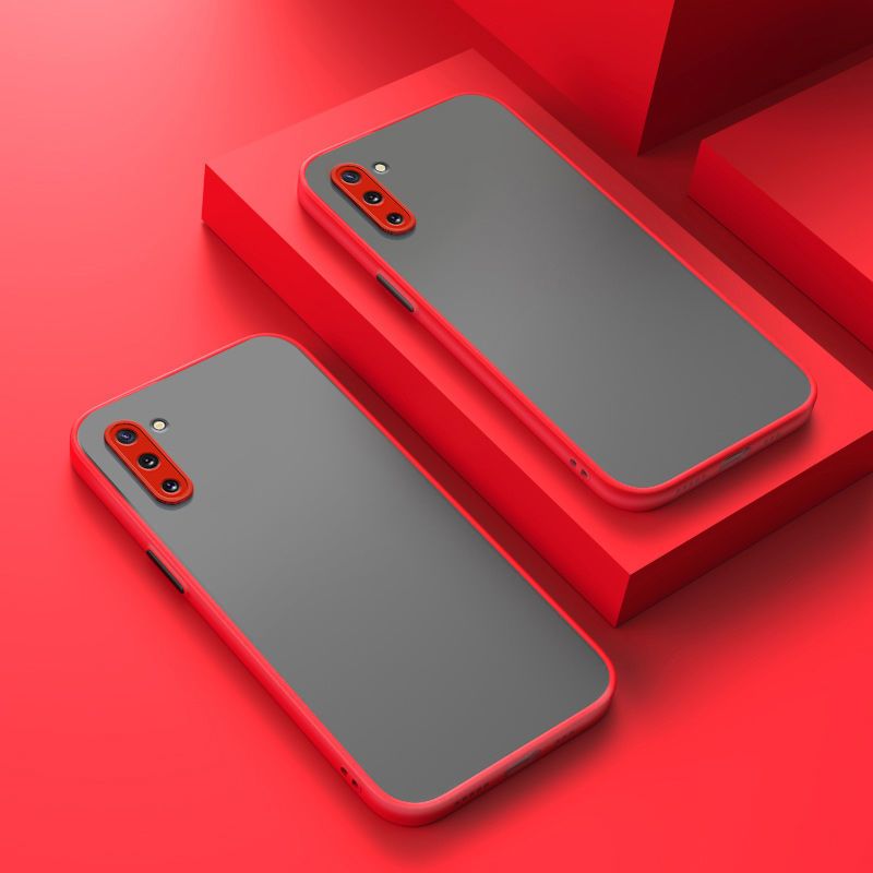 For Samsung Galaxy Note 10 Back Cover [Camera Lens Protection] Luxury Translucent Matte Protective Case Soft Silicone Bumper Shockproof Mobile Phone Cases
