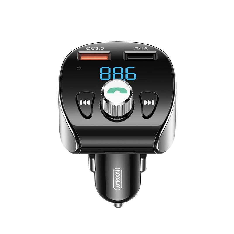 JOYROOM JR-CL02 Shadow Series Car Bluetooth MP3 Player Car Kit, Support TF Card y U Disk y Bluetooth Calling y QC3.0 Flash Charging