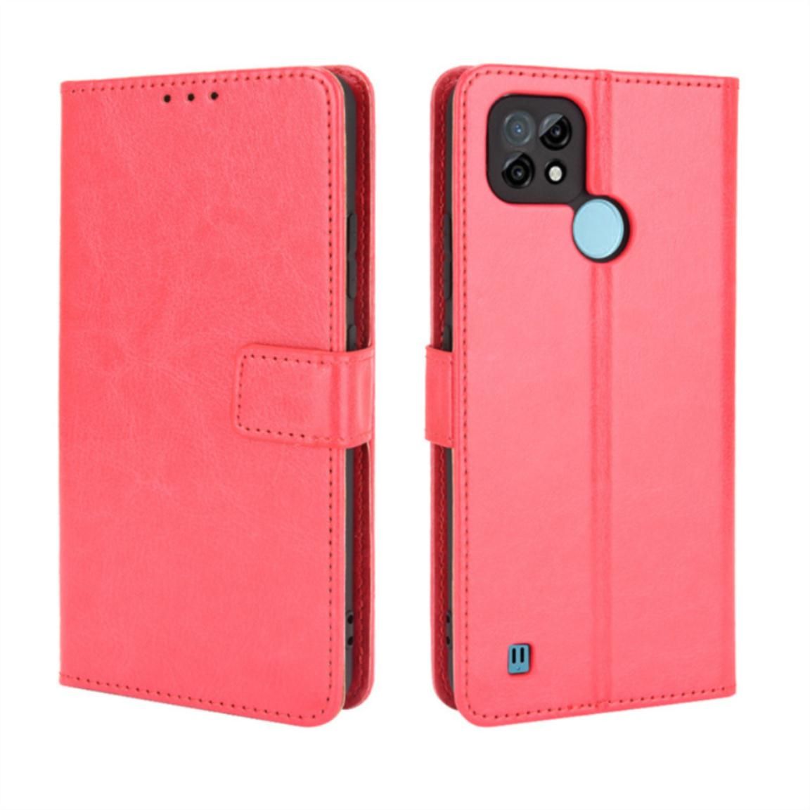 Case For Realme C21 Casing Flip Leather Card Case Tpu Silicone Back Cover Soft Phone Case