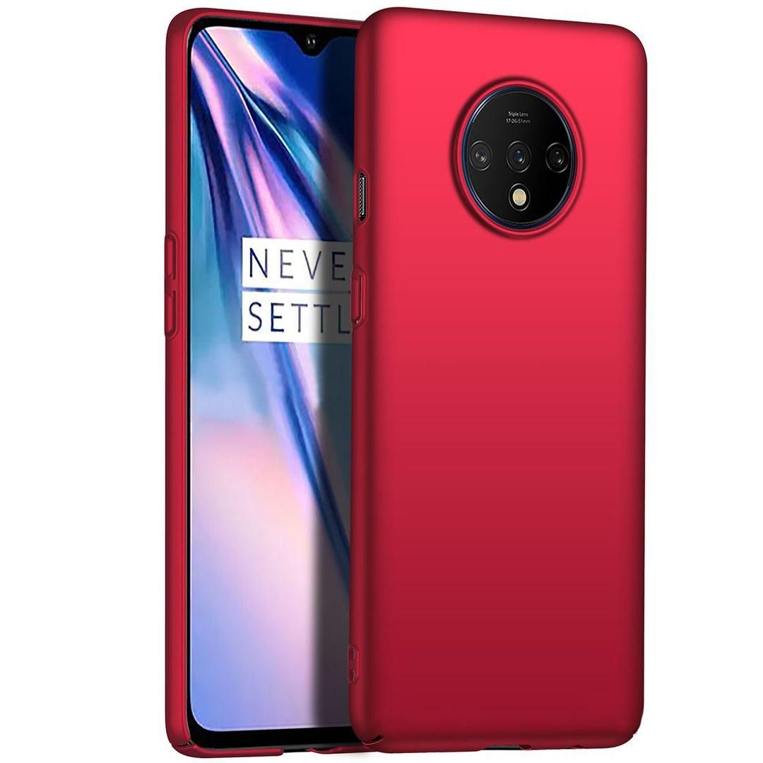 For OnePlus 7T Ultra Thin Matt Finish Anti-Fingerprint Rubberised PC Hard Back Shell Case Cover