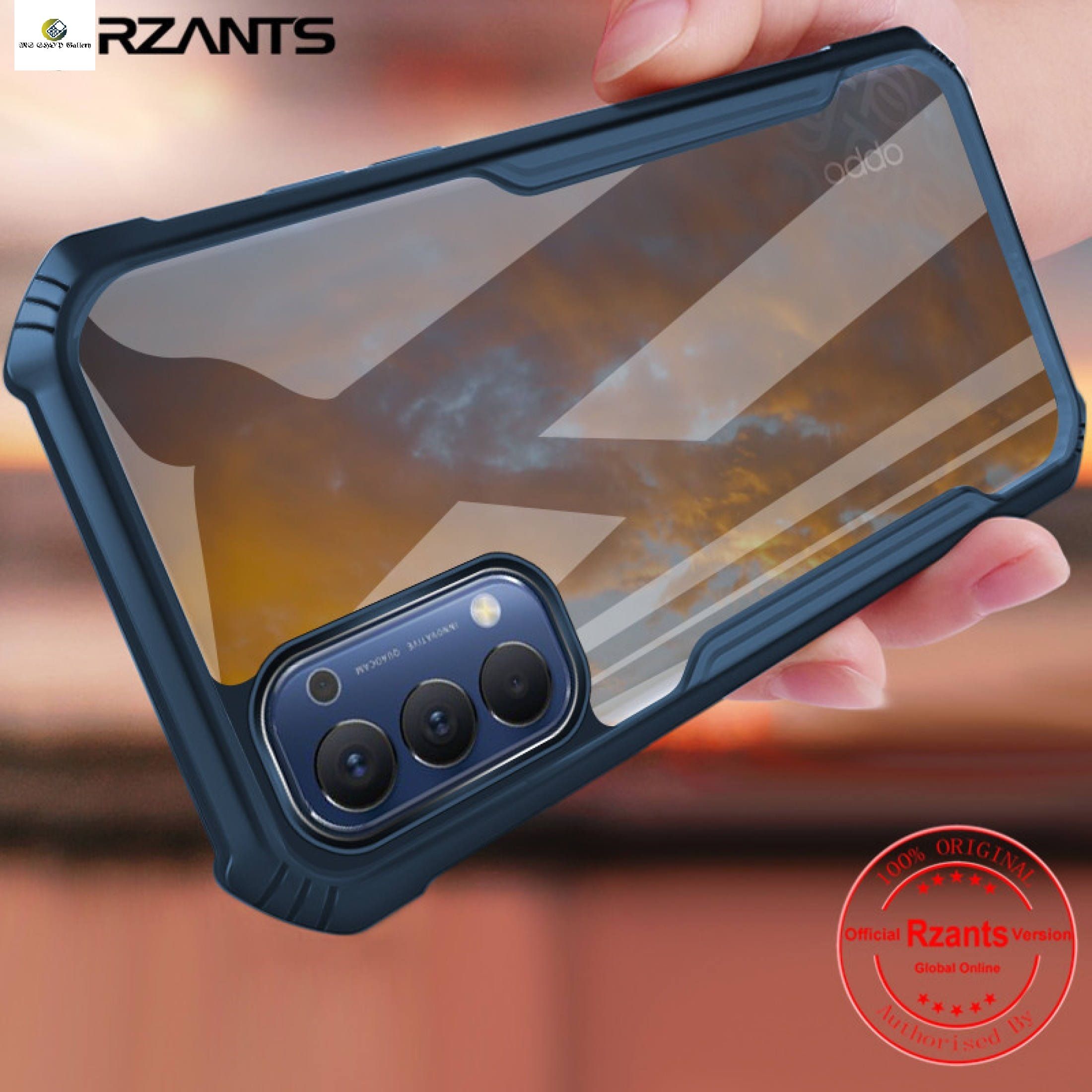 Oppo Reno5 5G - Hard Case Transparent Silica Gel Matte Shockproof Slim Thin Cover Phone Casing