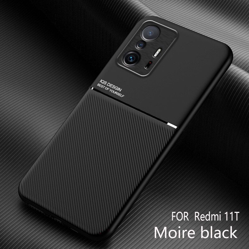 Case For Xiaomi 11T / Mi 11T Pro Casing Anti-fall Soft Non-slip Silicone Grain Back Cover