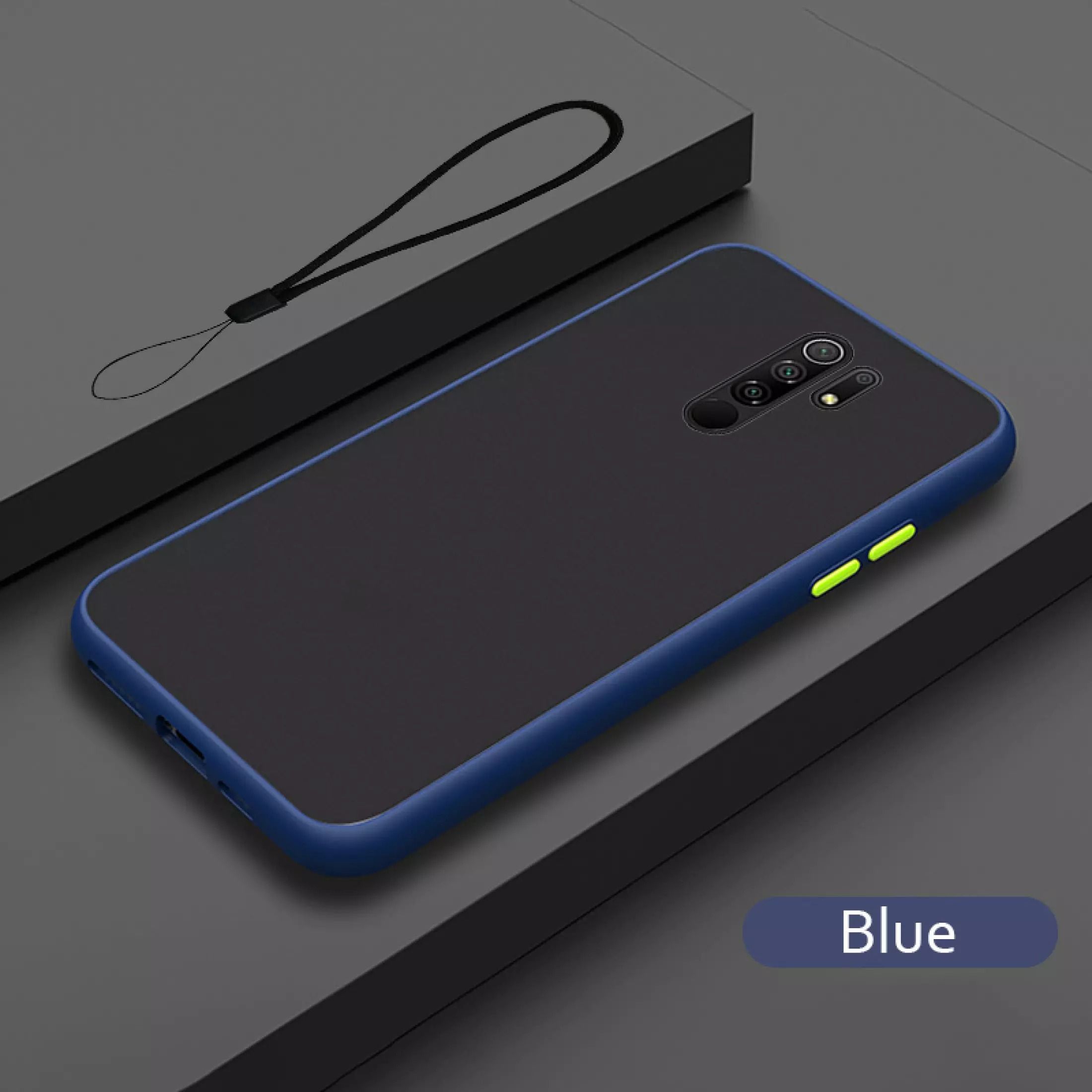 Xiaomi Poco M2 Soft Silicone Bumper Luxurious Translucent Smoky Matte Shockproof Back Cover Case - Phone - Phone Back Cover