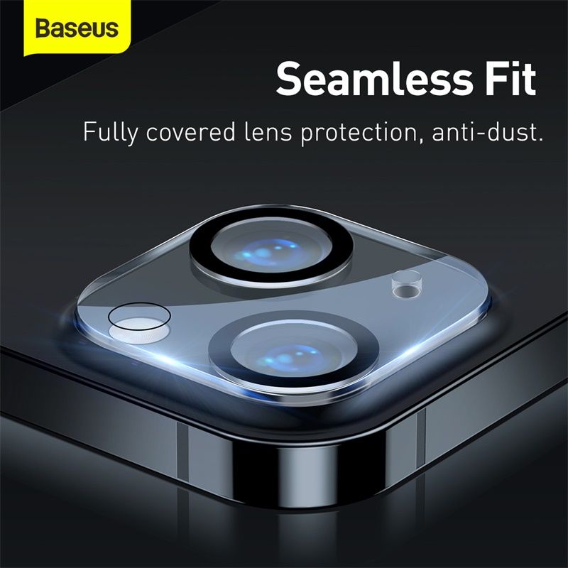 Baseus 2PCS Phone Camera Lens Protector For iP 13 Pro 13Pro Max Mini 2021 Full Cover Back Lens Protective Tempered Glass