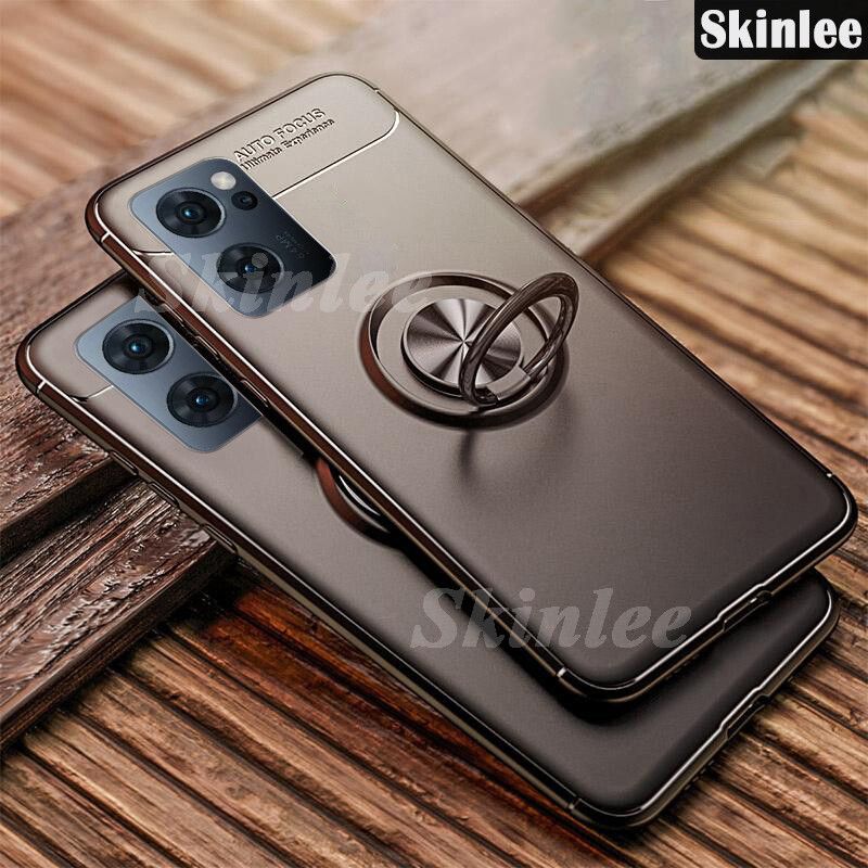 Phone Cases OPPO Reno 7 Magnetic Finger Ring Holder 360 Degree Rotation Car Holder for Samsung A13 Back Cover