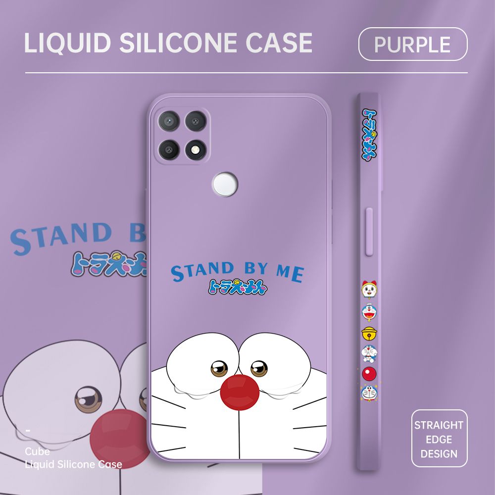 ZeroQiQi for OPPO A15 Case Cartoon Weeping Cat Phone Cover Soft Full Lens Protection Casing Ultra Thin Soft Liquid Silicone Phone Cases