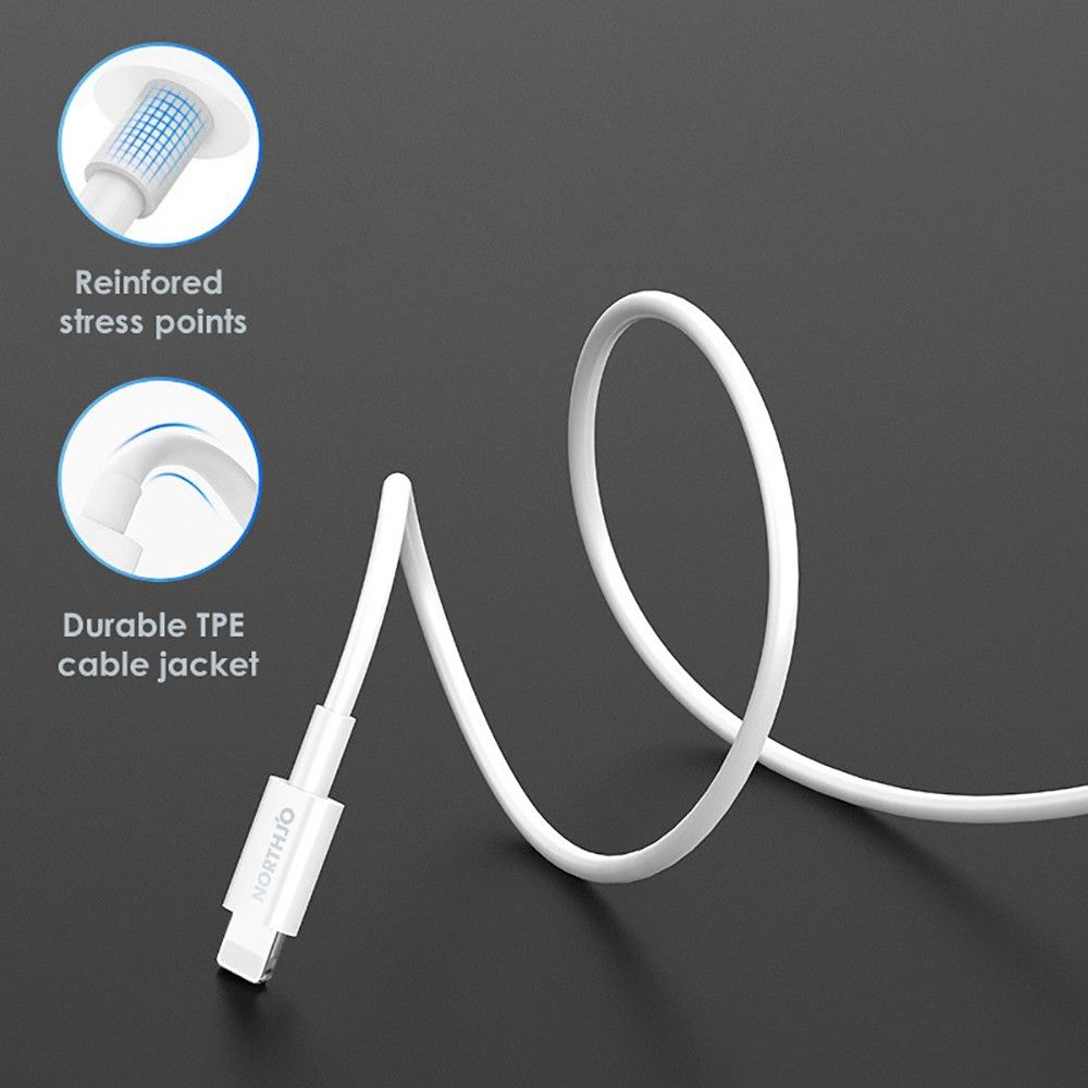 NORTHJO Lightning Fast Charging Cable For iPhone 11 Pro/Xs Max/XR/5/6/6S/7/8 Plus