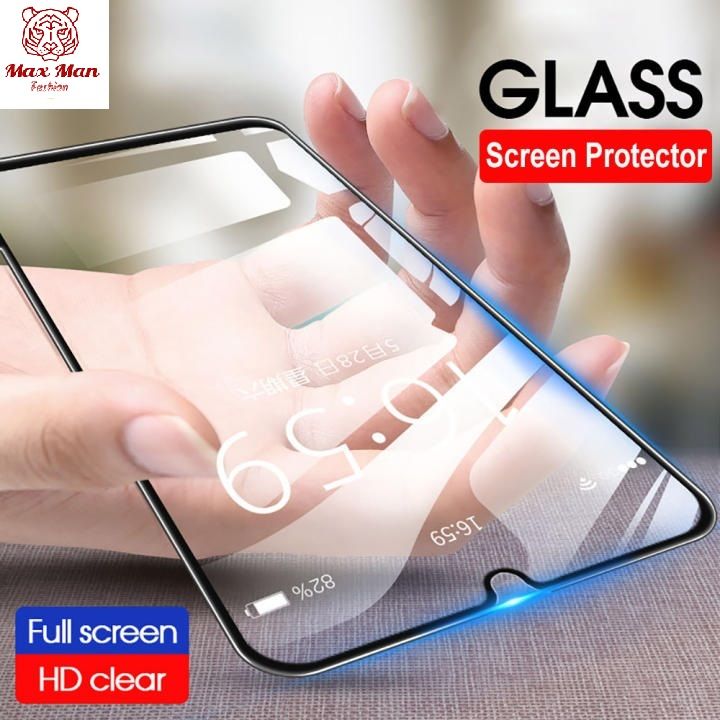 Oppo A73/Oppo F17 -【100% Premium Quality】6.44'' inches Full Cover 6D Glass HD Clear Scratchproof Tempered Glass Screen Protectors ..